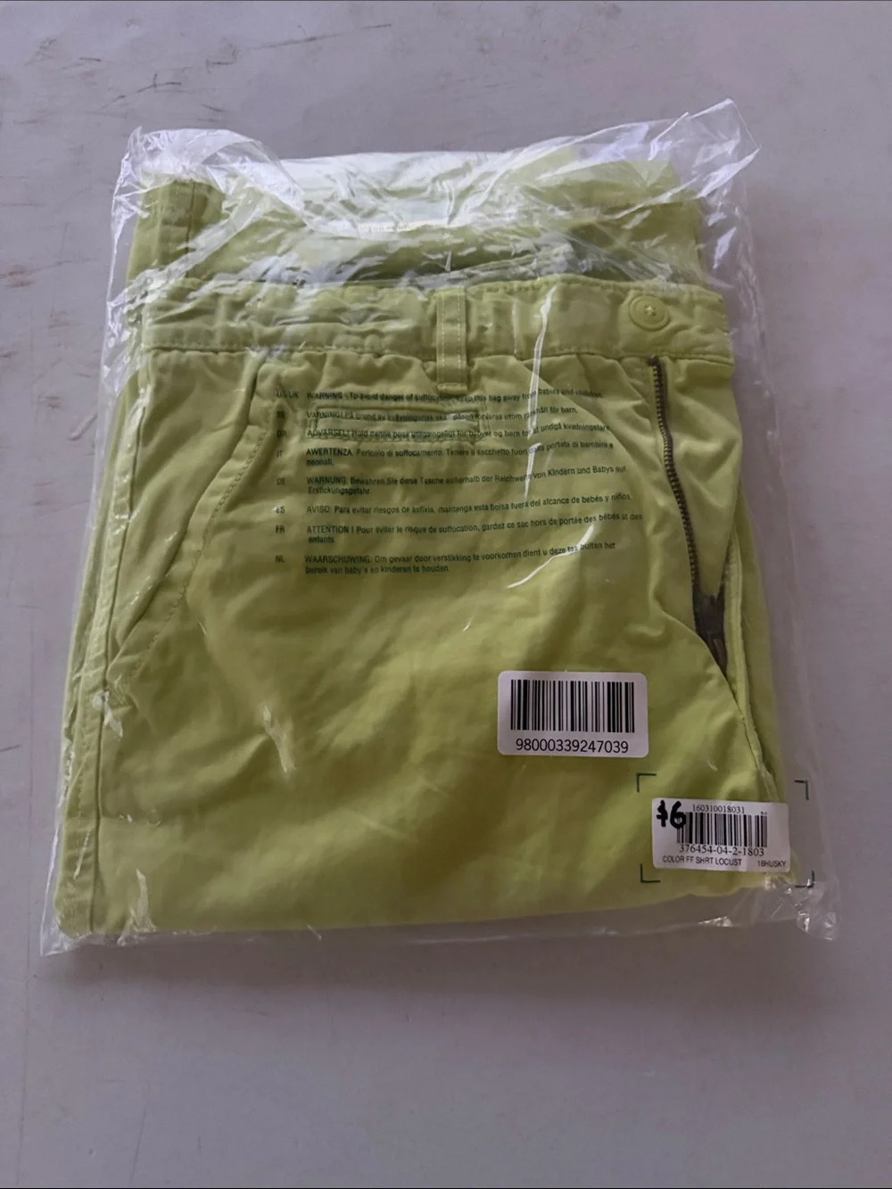 NWT GAPKids Flat Front Shorts In A Locust Color